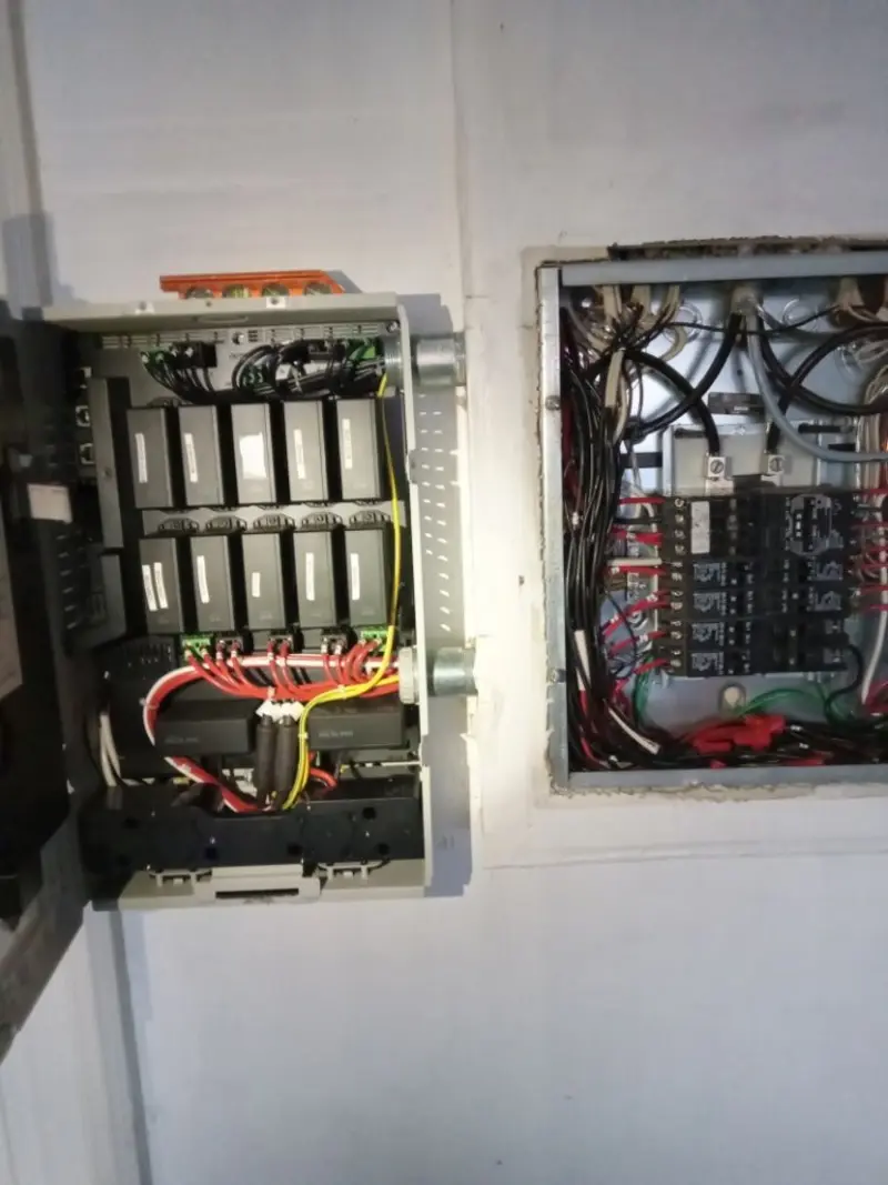 Electrical panel upgrade completed for Carbon Monoxide Detector Installation in Ranlo